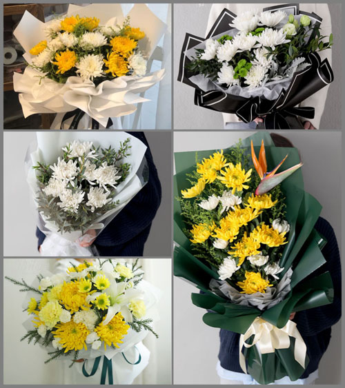 广东江门市开平市三埠街道南山村白事花束代送